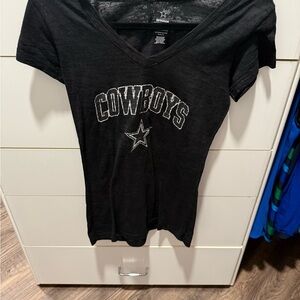 Cowboys Black Short Sleeve Women's Tee